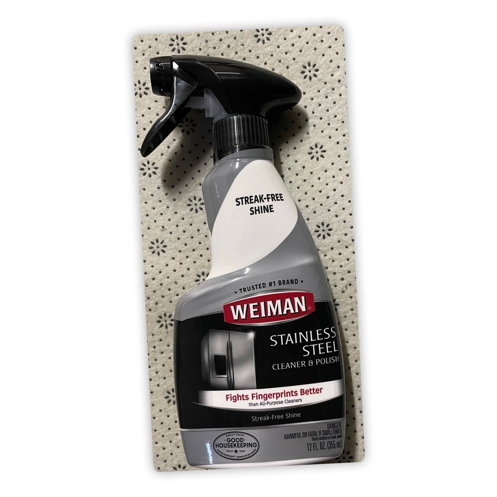 Weiman‎ Stainless Steel Cleaner & Polish, 12 FL OZ